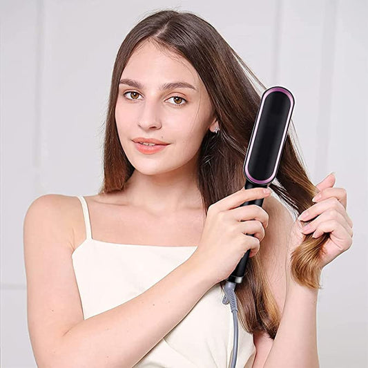 Cepillo Alisador 2 en 1: Alisa y Desenreda en Segundos